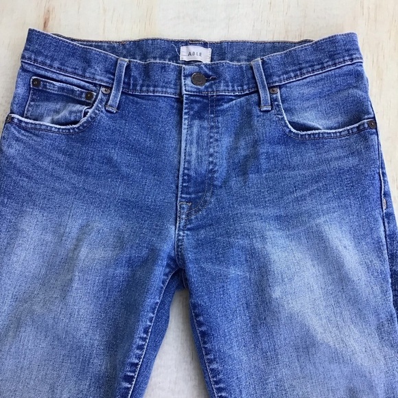 Able Women's Light Blue Ankle Jeans - Picture 4 of 14